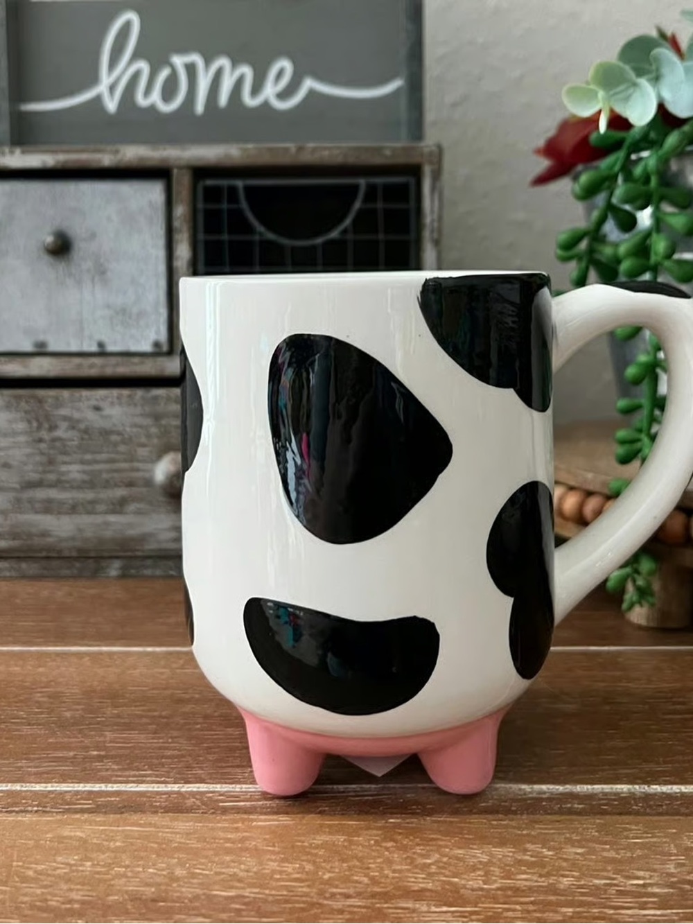 New Farmhouse Ceramic Cow Udder Mug